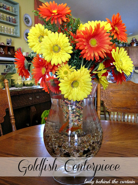goldfish as centerpieces