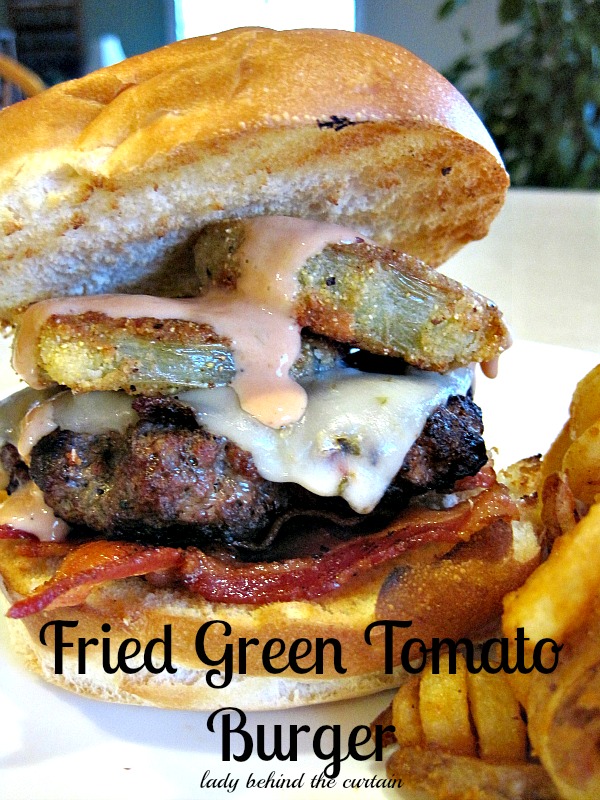 Fried Green Tomato Burgers