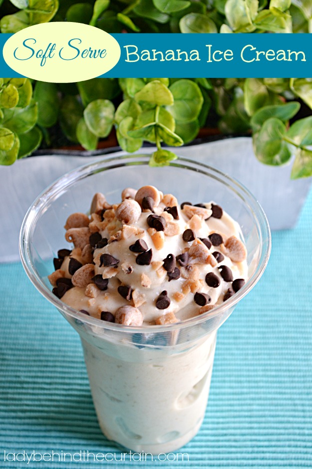 Soft Serve Banana Ice Cream