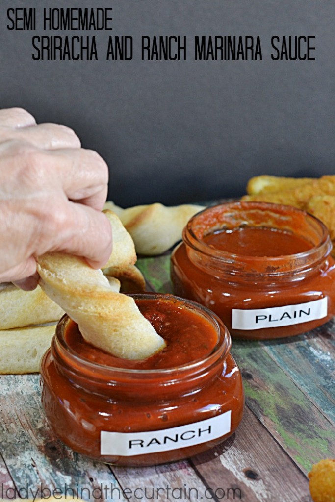 Semi Homemade Sriracha and Ranch Marinara Dipping Sauce