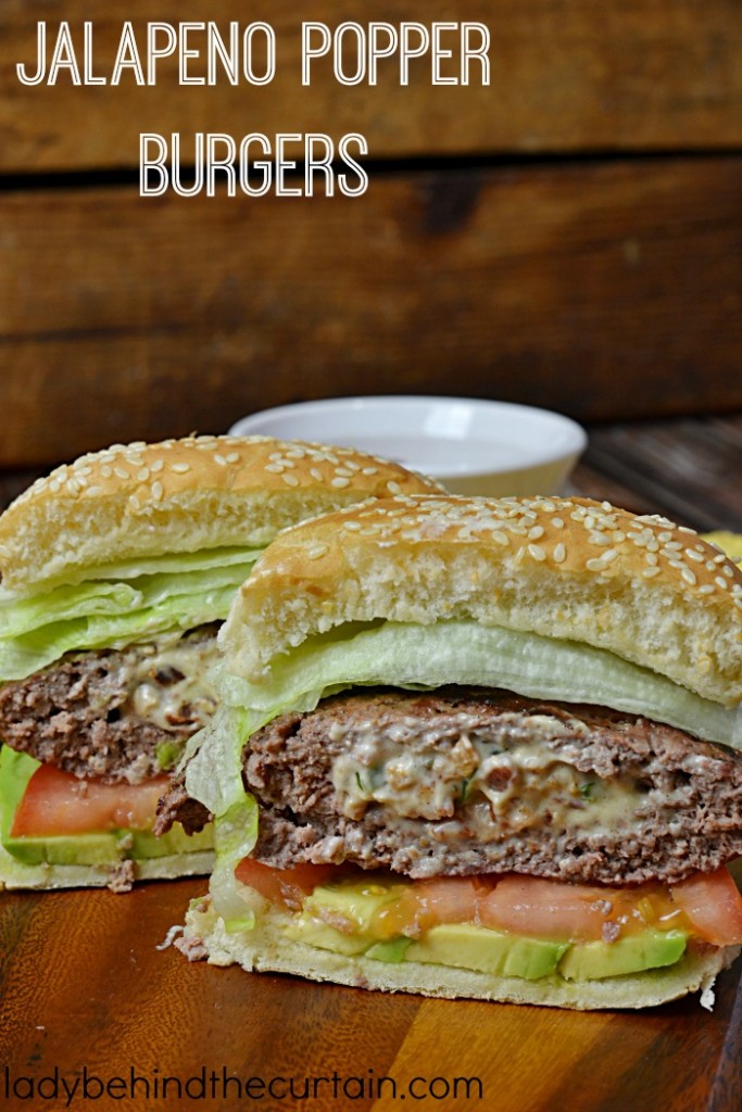 Jalapeno Popper Burgers