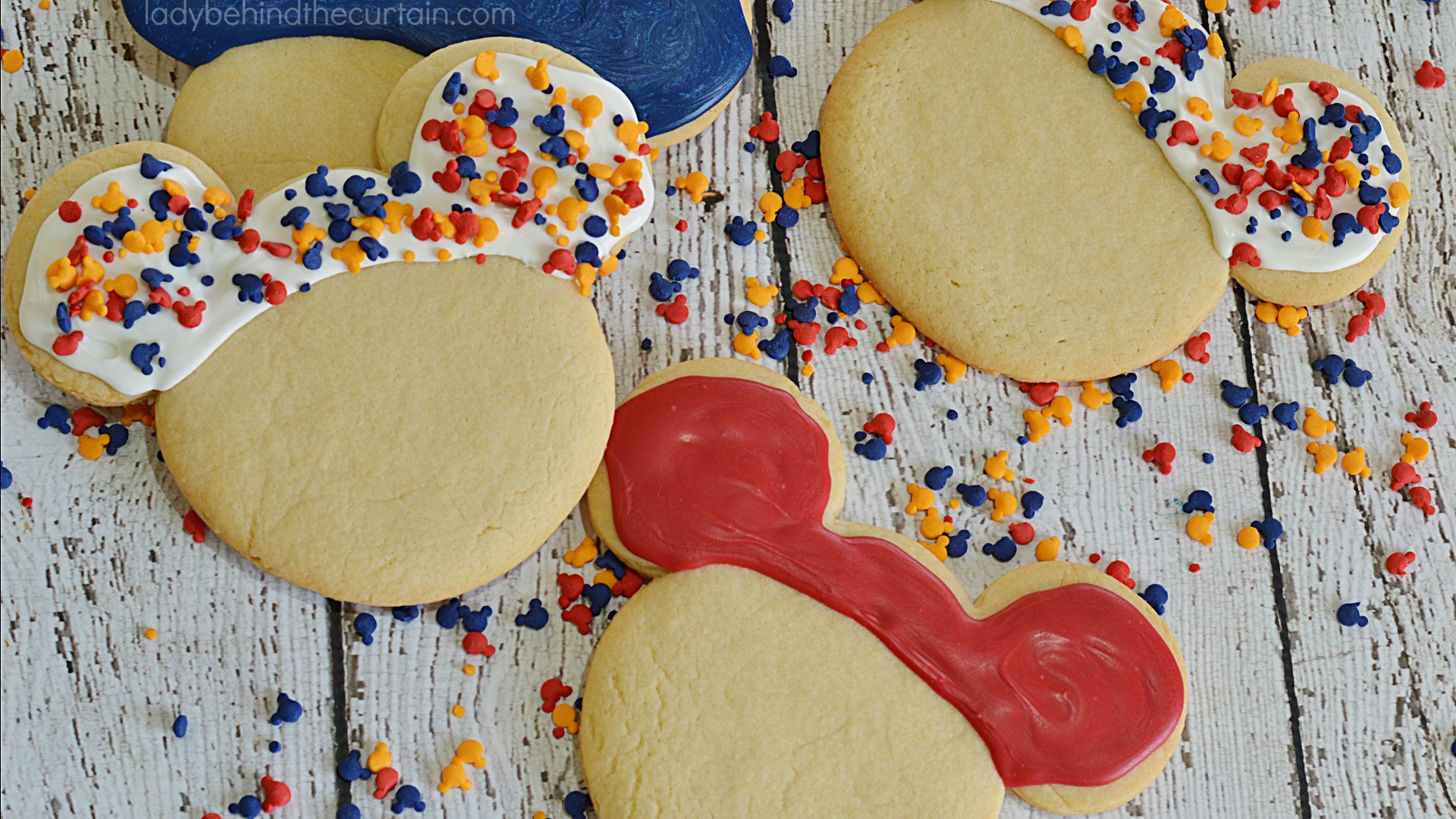 Copycat Disneyland Mickey Mouse Sugar Cookies