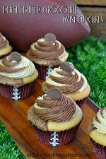 Peanut Butter Chocolate Twist Cupcakes