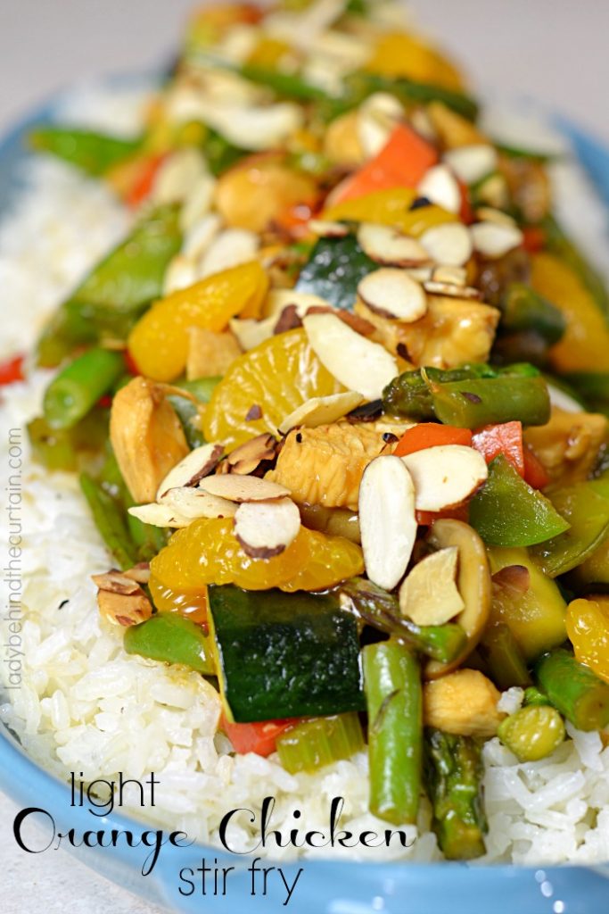 Light Orange Chicken Stir Fry