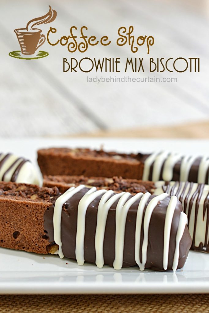 Coffee Shop Brownie Mix Biscotti