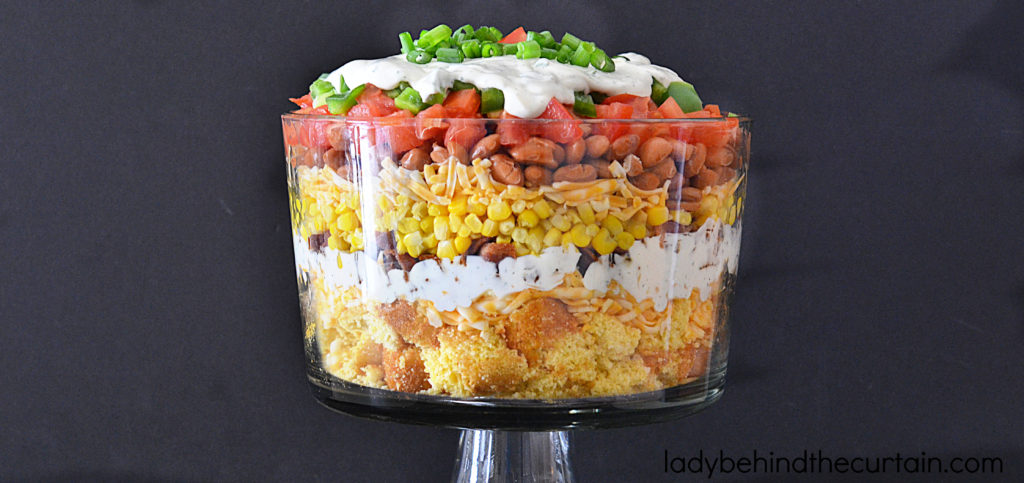 Southern Layered Cornbread Salad