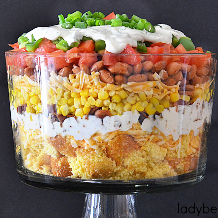 Southern Layered Cornbread Salad