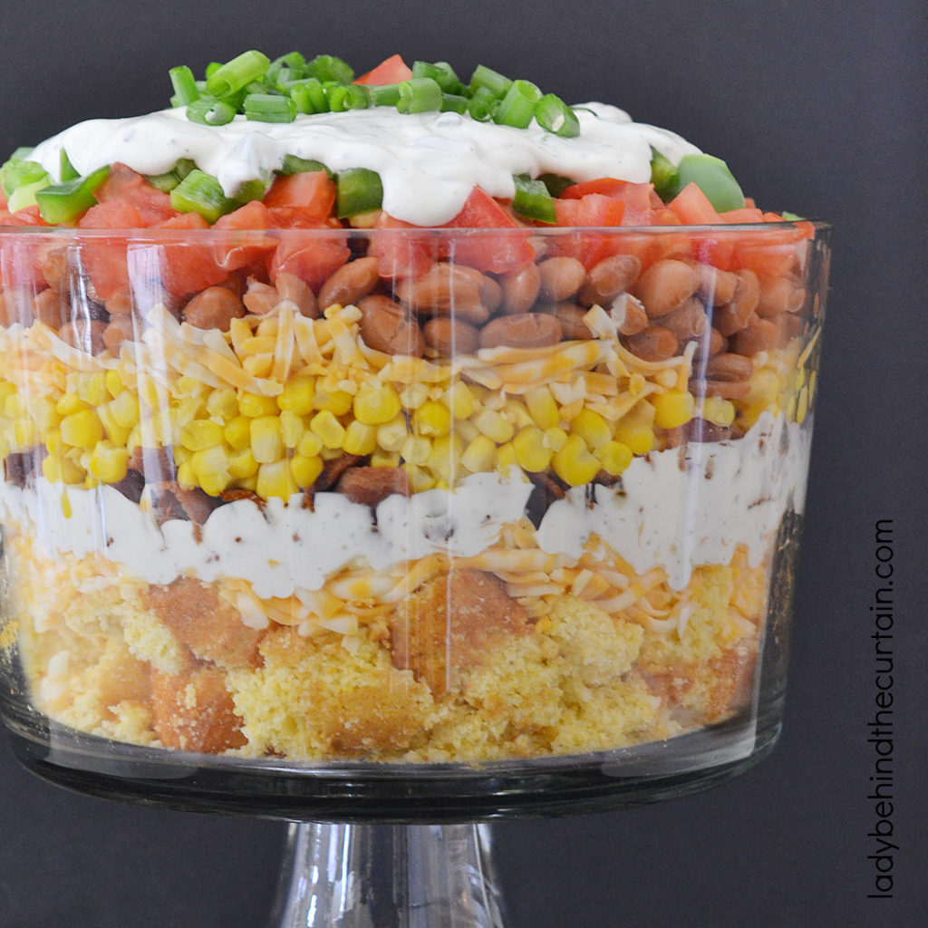 Southern Layered Cornbread Salad