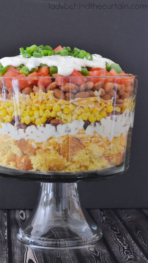 Southern Layered Cornbread Salad