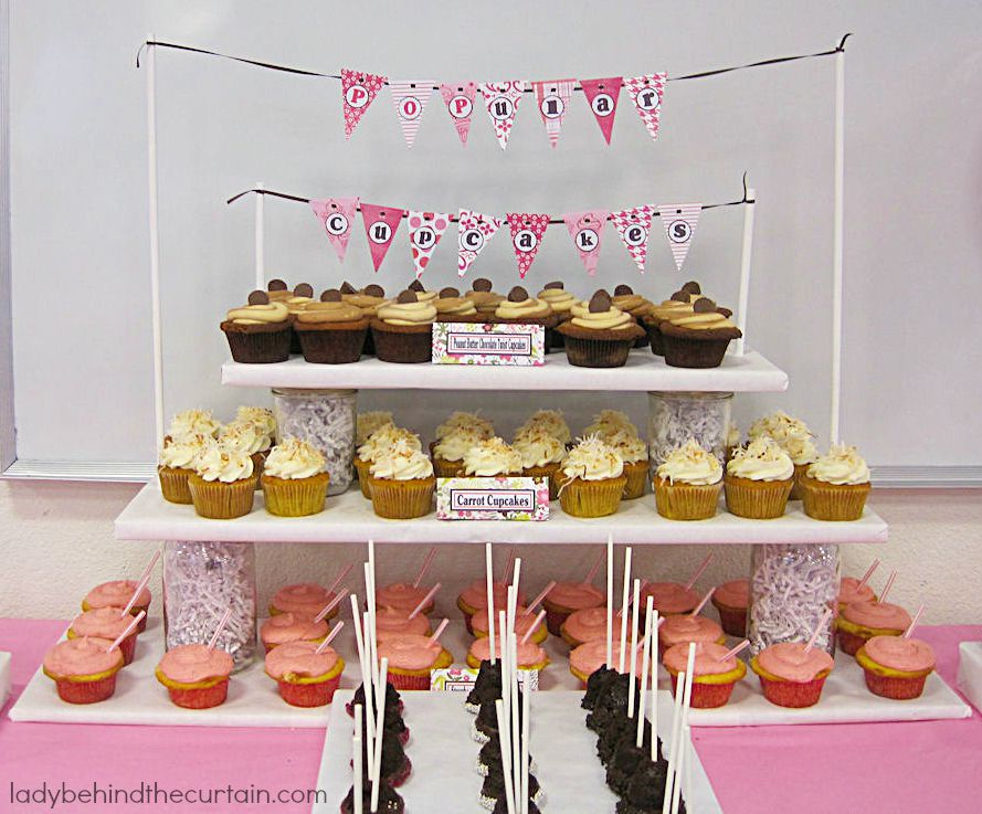 baby shower cupcake stand