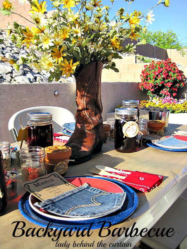 Lady Behind The Curtain - Backyard Barbecue