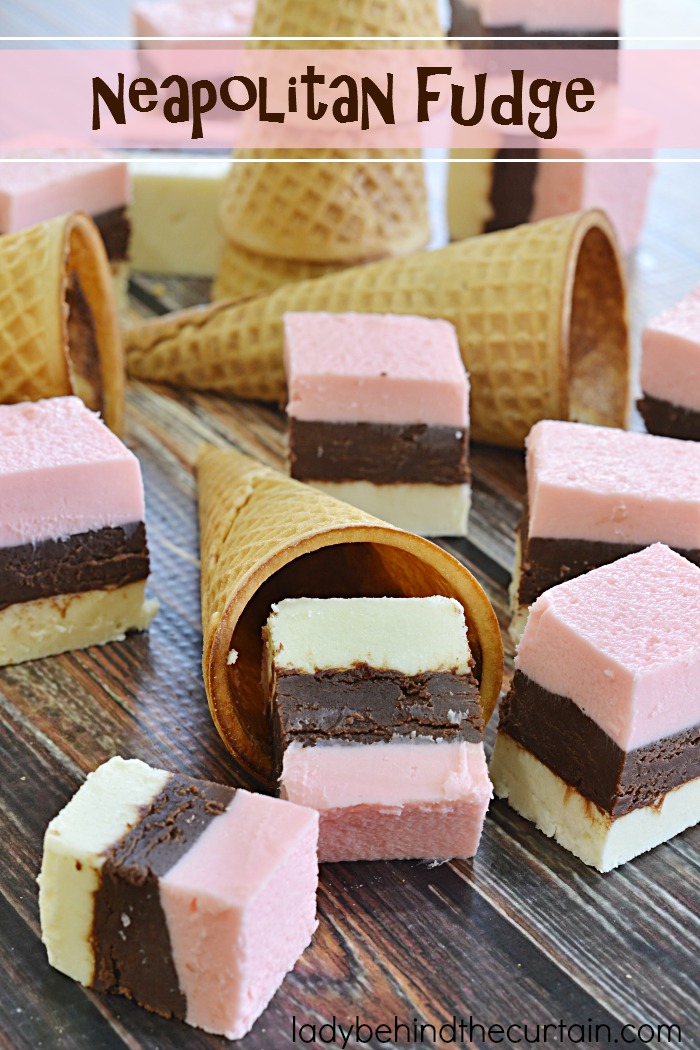 Neapolitan Fudge