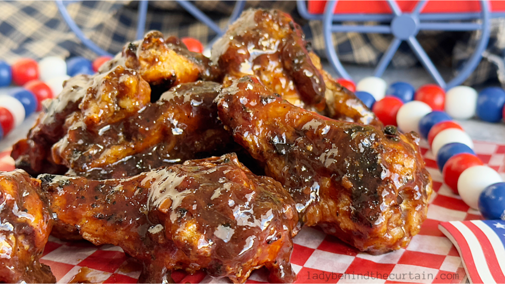 Sticky Plum Sauce Chicken Wings