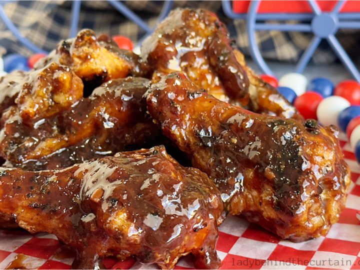 Sticky Plum Sauce Chicken Wings