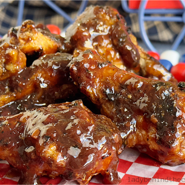 Sticky Plum Sauce Chicken Wings