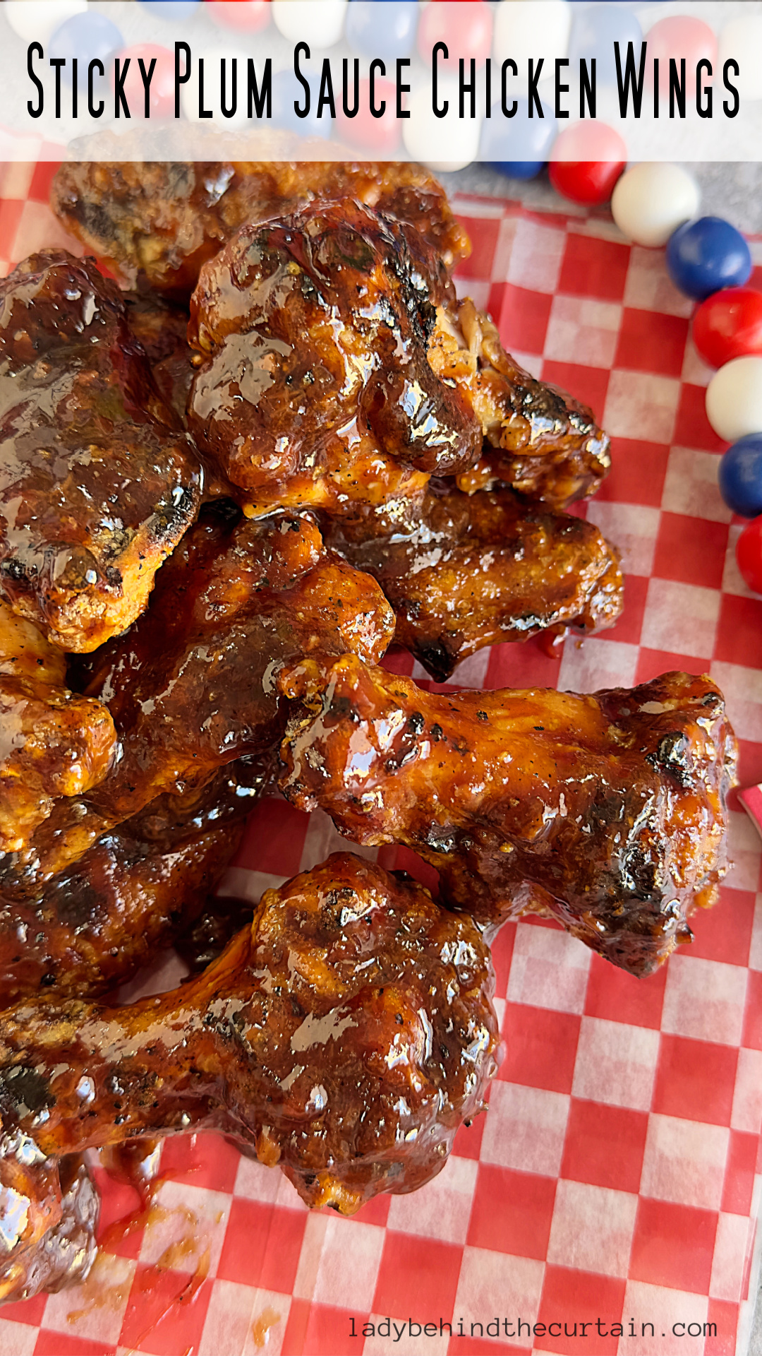 Sticky Plum Sauce Chicken Wings Sticky Plum Sauce Chicken Wings