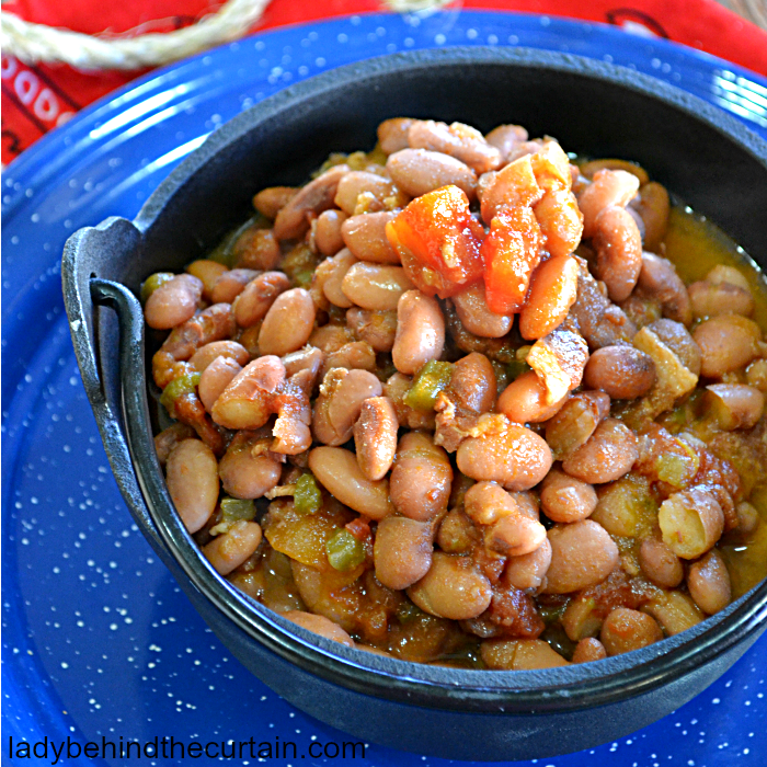 Slow Cooked Cowboy Pinto Beans