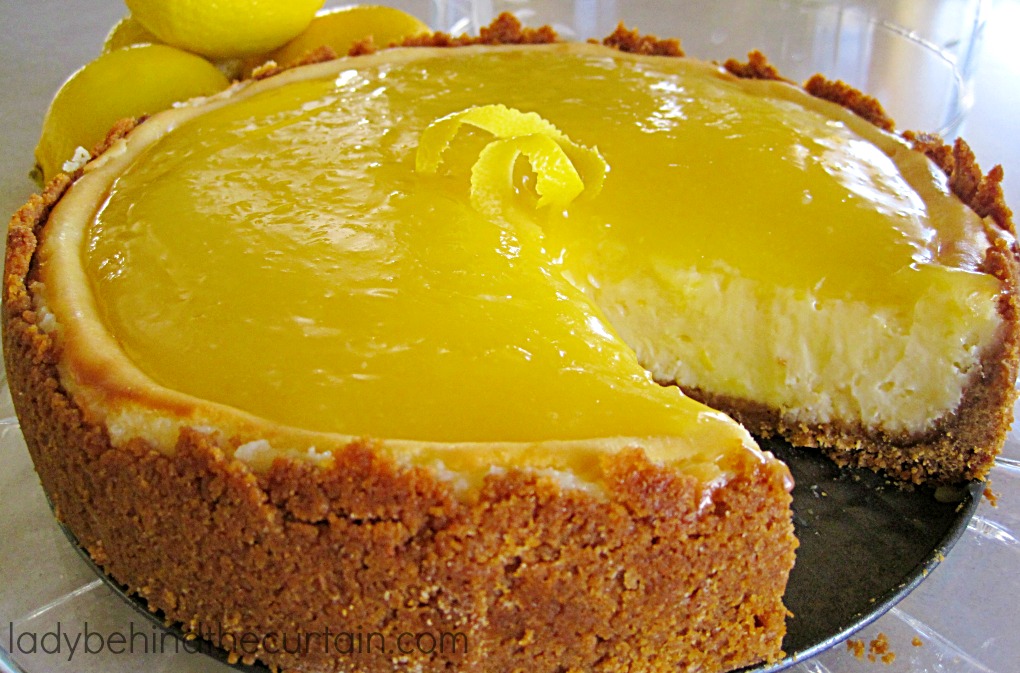 The rich filling and golden glaze of thei Lemon Glazed Cheesecake will tempt your taste buds! 