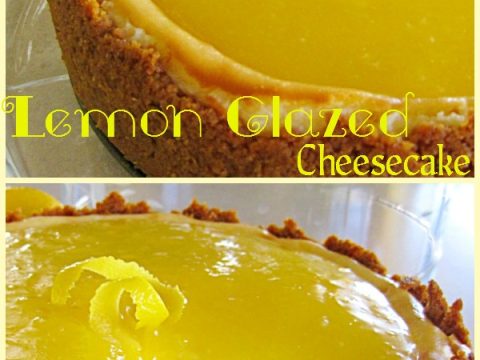The rich filling and golden glaze of thei Lemon Glazed Cheesecake will tempt your taste buds!