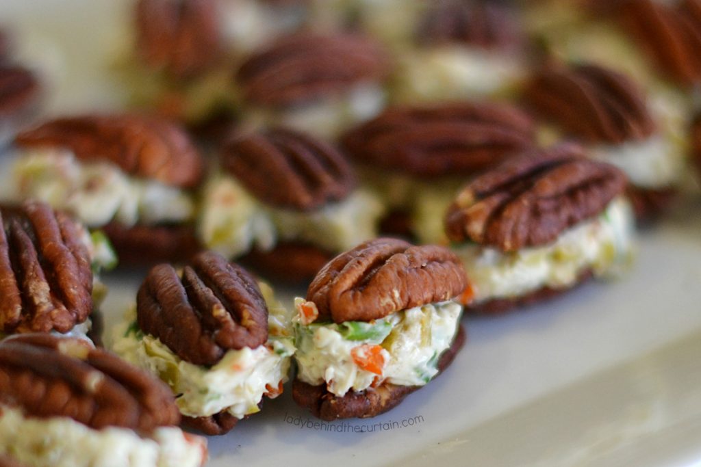 Cream Cheese and Olive Pecan Bites