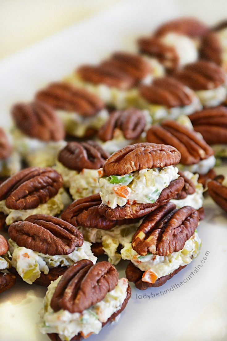 Cream Cheese and Olive Pecan Bites, appetizer, brunch, holiday recipe