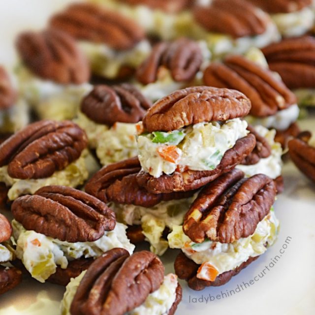 Cream Cheese and Olive Pecan Bites, appetizer, brunch, holiday recipe