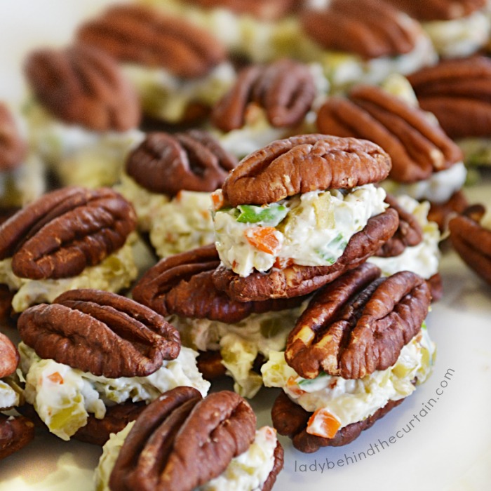 Cream Cheese and Olive Pecan Bites