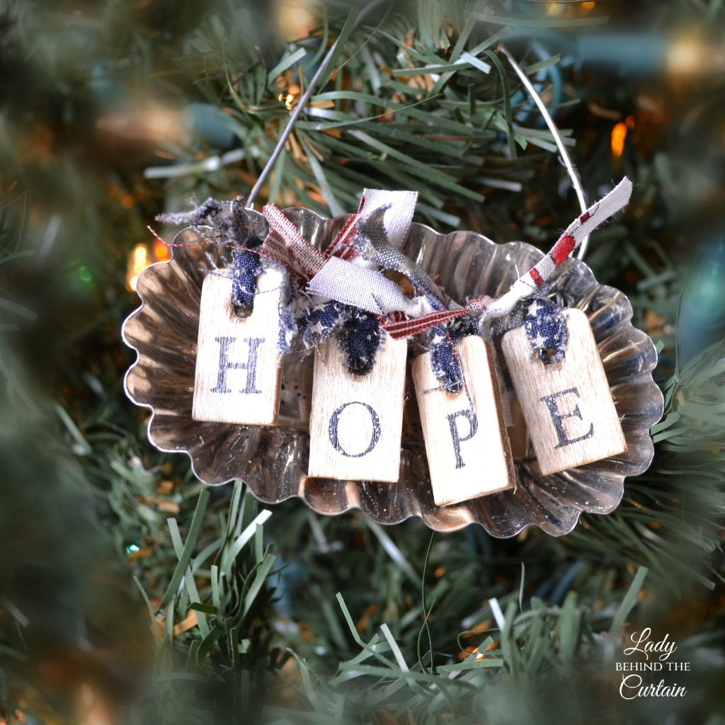 How to Make Christmas Tree Ornaments from Old Tart Tins