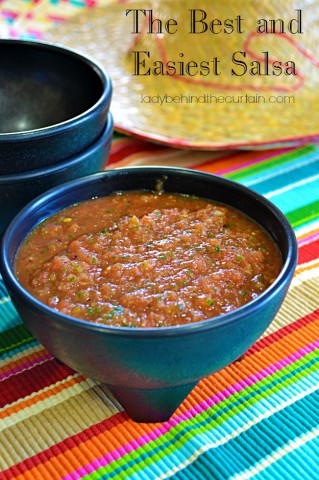 The Best and Easiest Salsa - Lady Behind The Curtain
