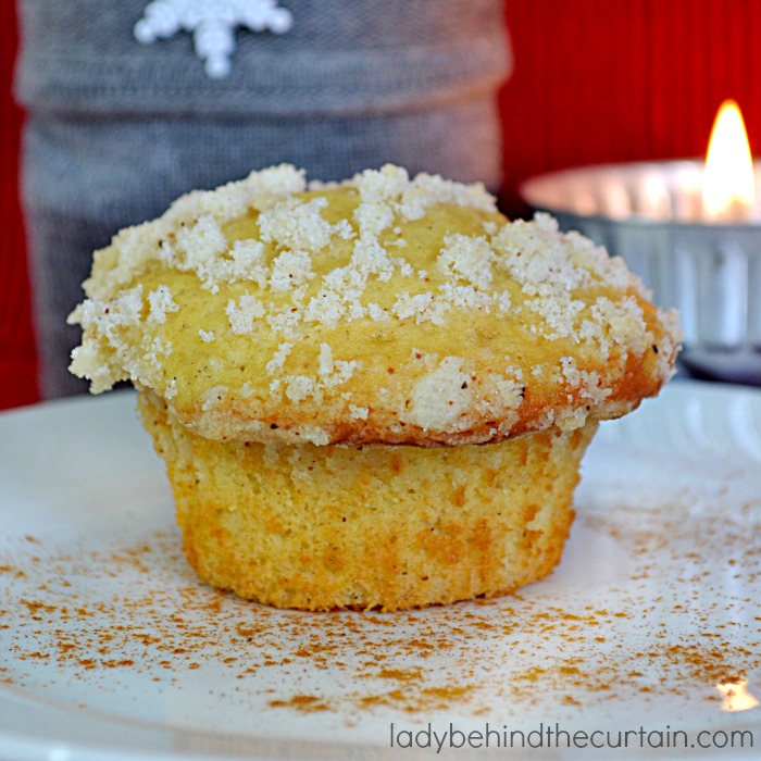 Eggnog Muffins | A favorite seasonal drink is now a muffin!