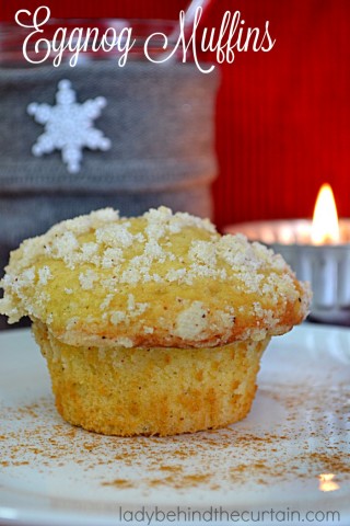 Eggnog Muffins | A favorite seasonal drink is now a muffin!