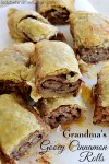 Grandma's Gooey Cinnamon Rolls | These old fashioned cinnamon rolls are more commonly called pie dough cinnamon rolls.