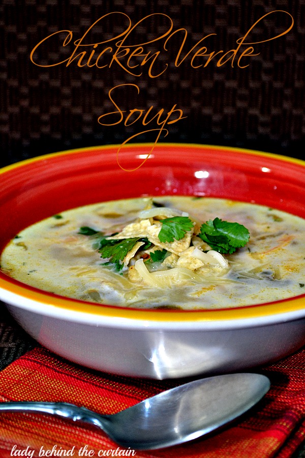 Chicken Verde Soup