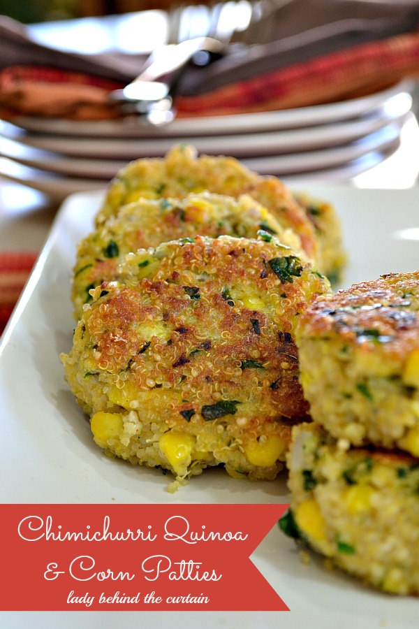 Lady Behind The Curtain - Chimichurri Quinoa And Corn Patties