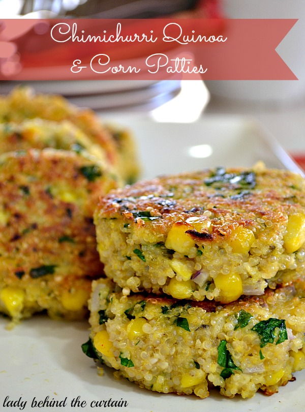 Lady Behind The Curtain - Chimichurri Quinoa And Corn Patties