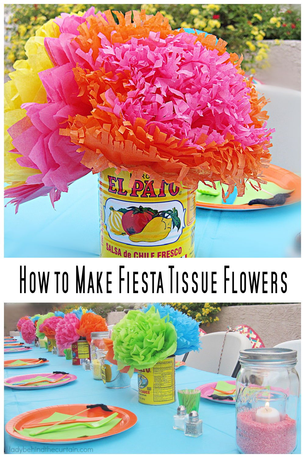 How to Make Fiesta Tissue Flowers