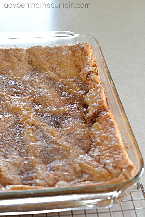 Sopaipilla Cheesecake Squares | With a delicious creamy center and a crunchy cinnamon top.