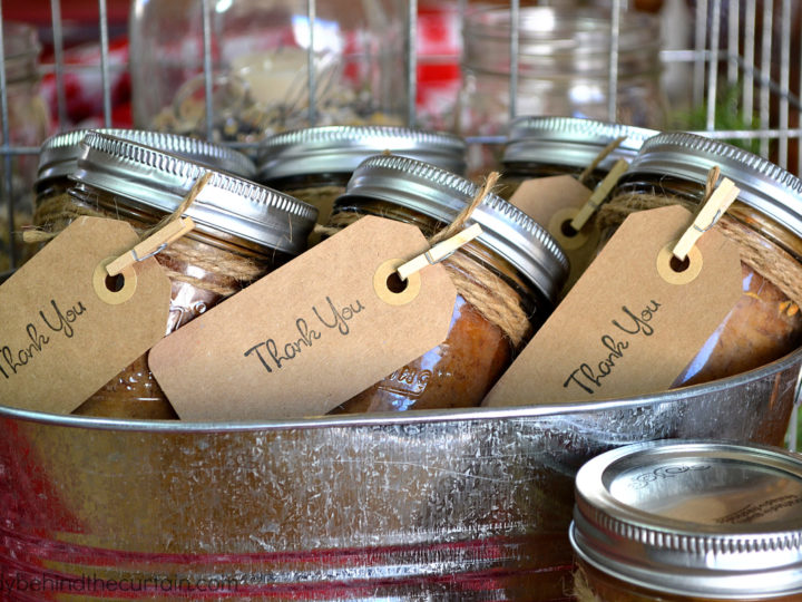 Rustic Party Favor-Banana Bread In-a-Jar