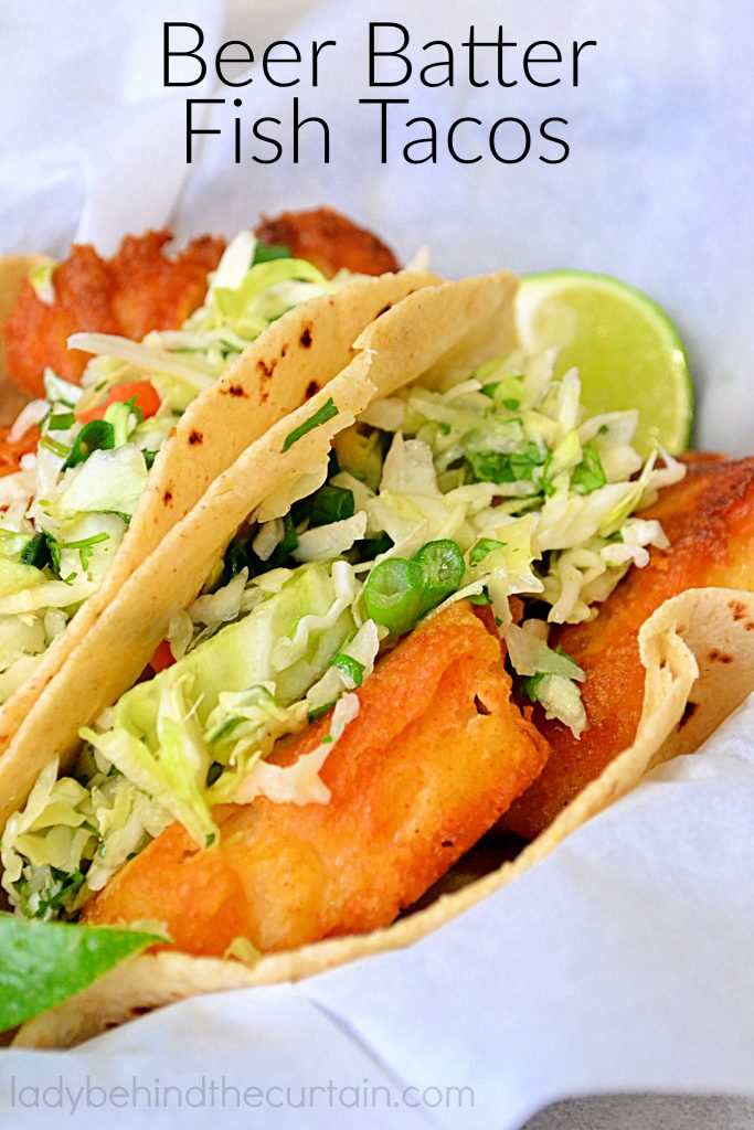 Beer Batter Fish Tacos