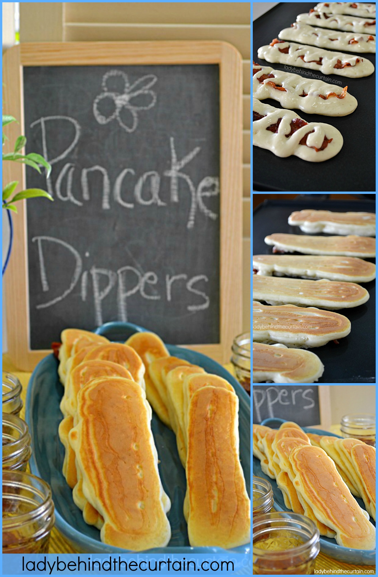 Buffet Pancake Dippers | Pancakes with the hidden surprise of BACON!