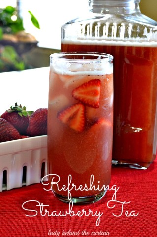 Refreshing Strawberry Tea
