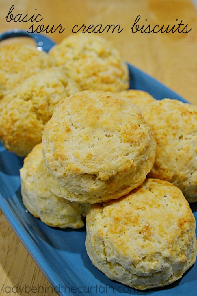 These versatile Basic Sour Cream Biscuits are delicious on their own and with added ingredients.     