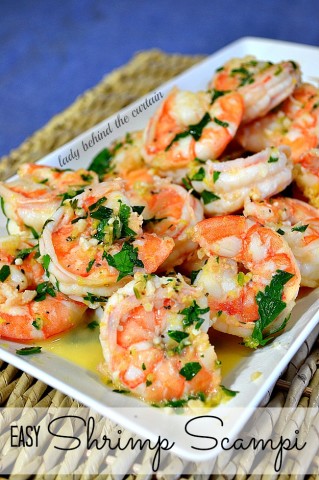 Easy Shrimp Scampi - Lady Behind The Curtain
