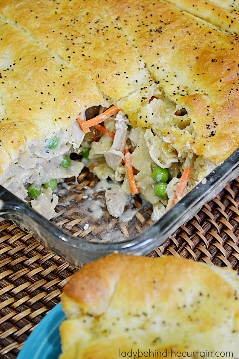 Chicken Noodle Pot Pie Casserole