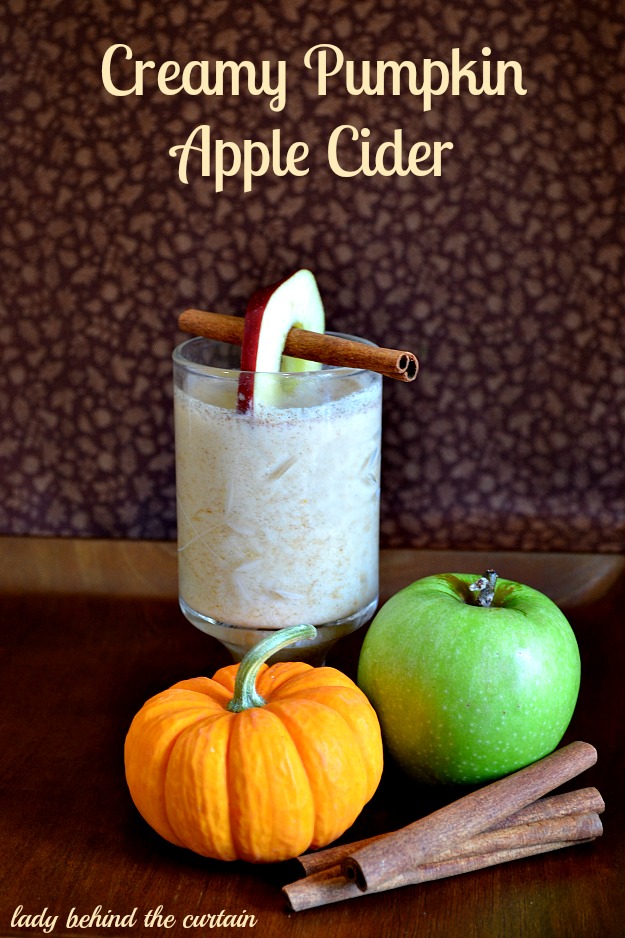 Creamy Pumpkin Apple Cider - Lady Behind The Curtain