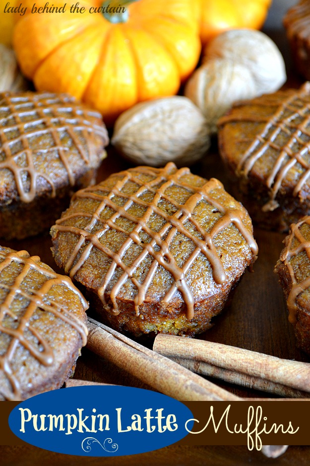 Pumpkin Latte Muffins - Lady Behind The Curtain