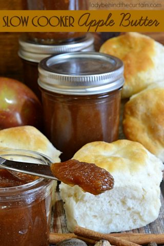 One of the most popular recipes I make for Fall! Bring the scent of Fall into your home with this Slow Cooker Apple Butter.