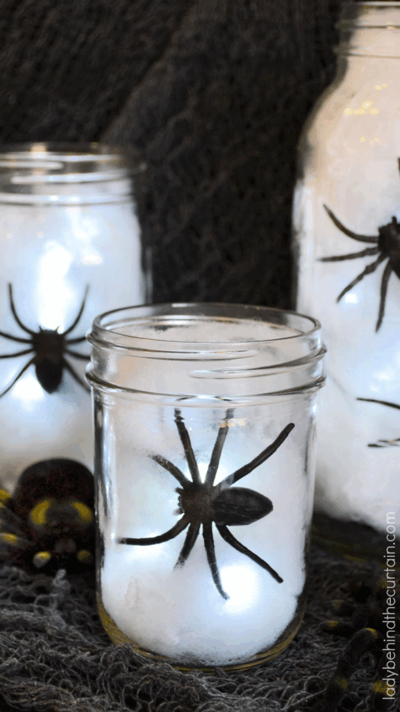 Halloween Spider-Light Centerpiece