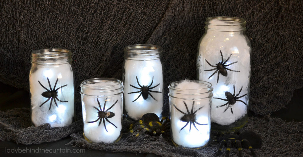 Halloween Spider-Light Centerpiece