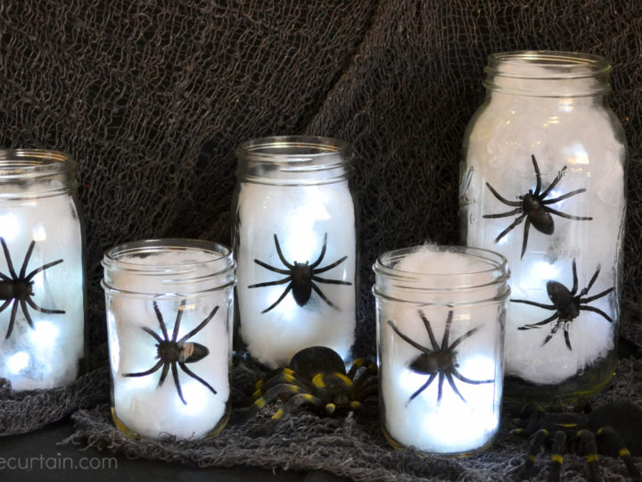 Halloween Spider-Light Centerpiece